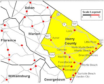 Horry County Precinct Map