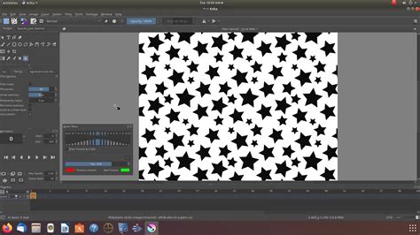 Krita How To Use Fill Pattern Function - YouTube