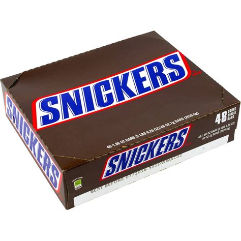 Snickers Candy Bars, 1.86 oz, 48 count - Walmart.com - Walmart.com