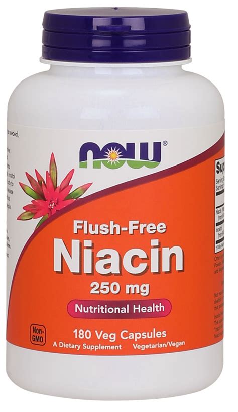 NOW Foods Niacin Flush-Free - Bodybuilding and Sports Supplements