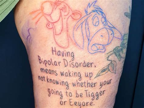 Tattoo – Tigger and Eeyore – Adam – Kingaroy – Wild Honey Tattoo Kingaroy