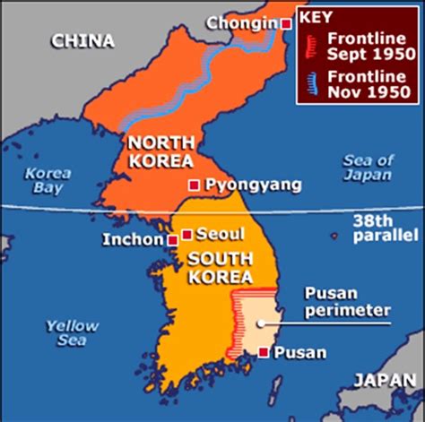 Korean War 38th Parallel