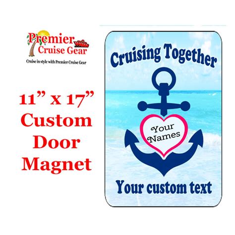 Cruise Ship Door Magnet. Custom Door Magnet. Extra Large - Etsy