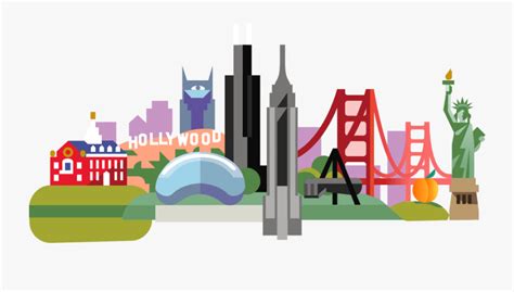 North America Landmarks Clipart , Free Transparent Clipart - ClipartKey