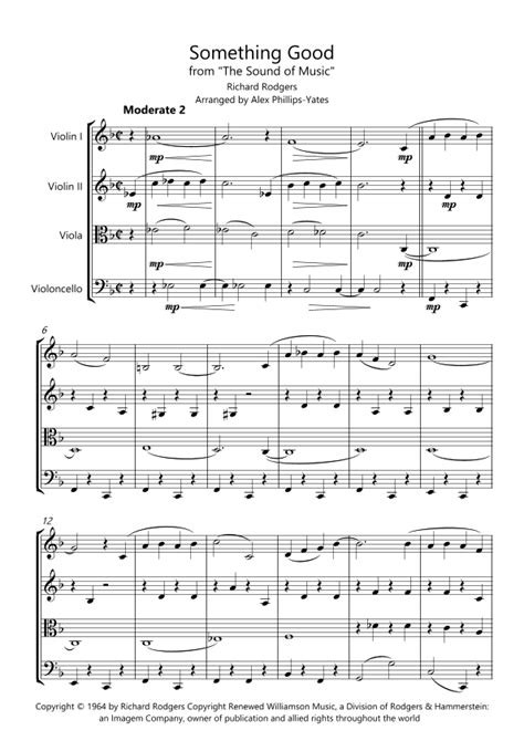 Something Good (arr. Alex Phillips-Yates) Sheet Music | Richard Rodgers ...