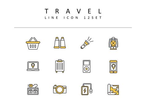 Travel Icons Set