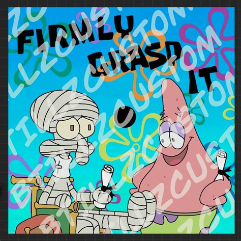 Grad Cap Art Firmly Grasp It Spongebob - Etsy