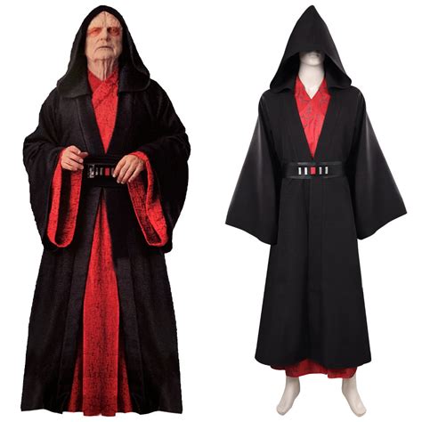 Movie The Rise of Skywalker Emperor Palpatine Cosplay Costume Hallowee ...