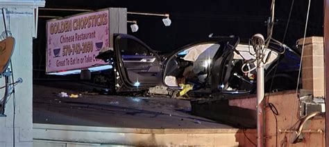 Crash Leaves Car on Roof at Golden Chopsticks in Snyder County | Eyewitness News