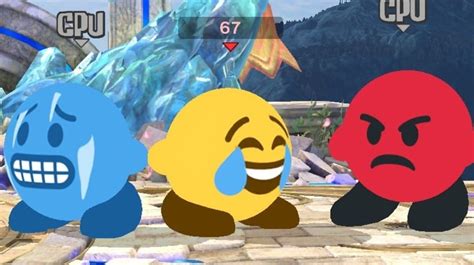 Random: Super Smash Bros. Ultimate Modder Creates 'Emoji Kirby Pack ...
