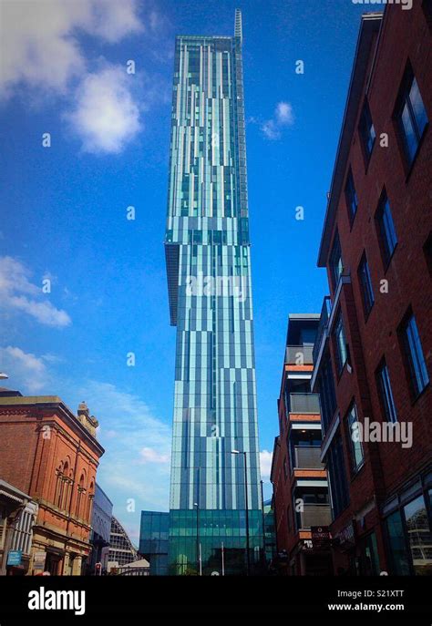 A view of the impressive Beetham Tower from Liverpool Road in ...