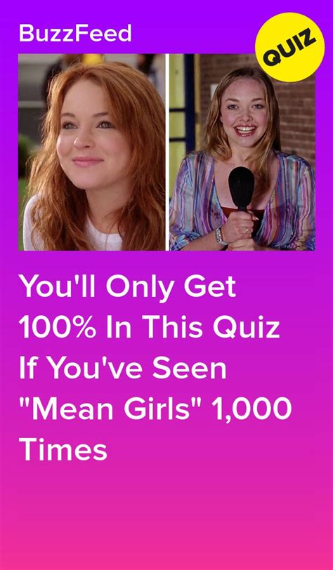 Only Someone Who's Seen "Mean Girls" 1,000 Times Can Pass This Quiz ...