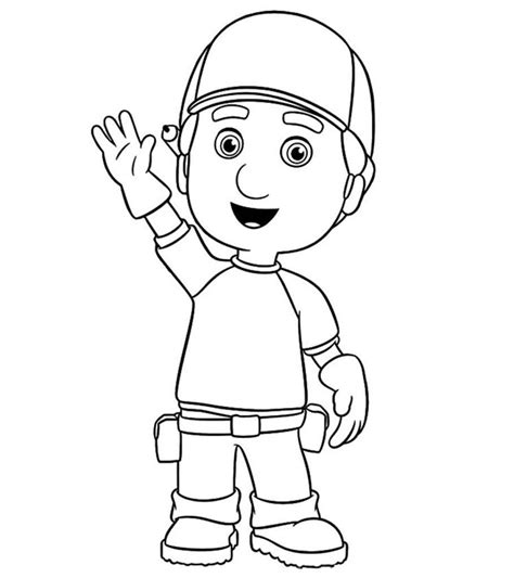 Top 25 Free Printable Handy Manny Coloring Pages Online