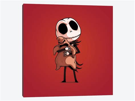 Jack Skellington & Oogie Boogie (Villains) - Canvas Artwork | Naolito