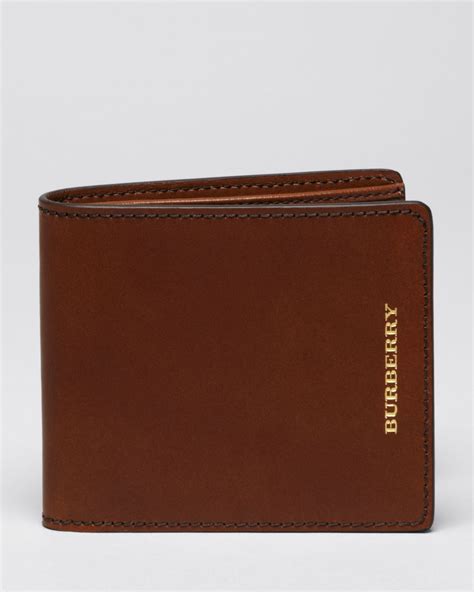 Burberry London Smooth Leather Bifold Wallet in Brown for Men (Tan) | Lyst