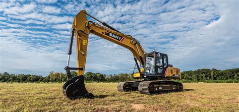 SANY America unveils new SY215C excavator with SANYLive GPS system