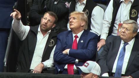 Trump visits Tulsa to watch wrestling with Sen. Mullin