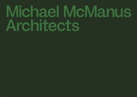 Michael McManus Architects on Behance