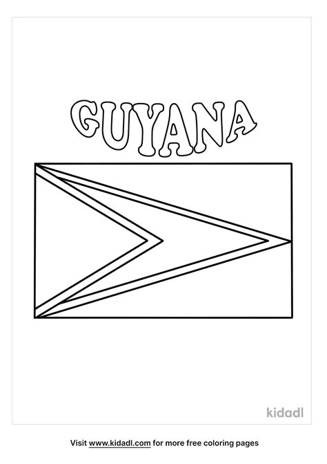 Guyana Flag Coloring Page Team Coloring | Porn Sex Picture