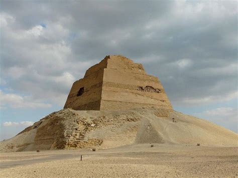 The pyramid at Meidum is thought to originally have been built for Huni ...