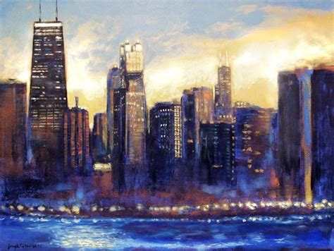 Chicago Skyline Canvas Art Prints Collection - Chicago Skyline Art ...