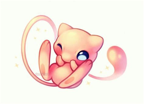 Cute Pokemon Drawings Mew - Pokemon Drawing Easy