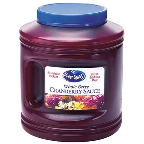 Ocean Spray Ocean Spray Whole Berry Cranberry Sauce Kosher 101 oz. Jug, PK6 01436 | Zoro