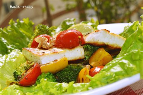 exotic-n-easy cooking: Grilled Paneer Salad