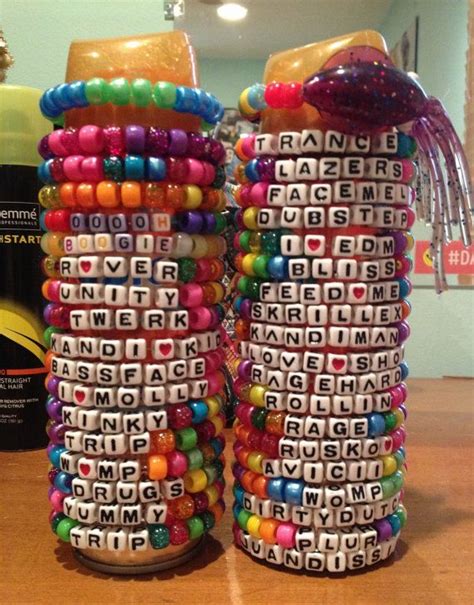 25+ bästa Rave bracelets idéerna på Pinterest | Kandi, Vänskapsarmband ...