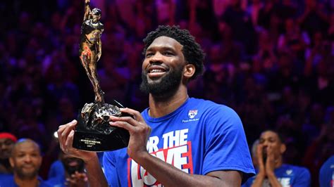 Embiid shares special moment with son during MVP speech | Yardbarker