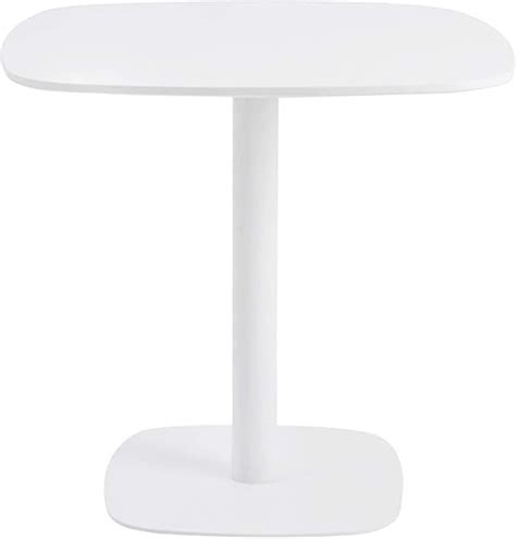 Roomnhome 31.5 X 31.5'' White Square Table with 0.7'' Thickness MDF top | Square tables, White ...