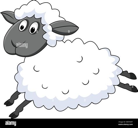 Jumping sheep Stock Vector Image & Art - Alamy