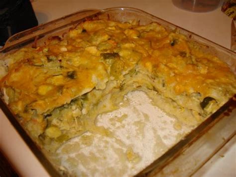 Chicken Enchilada Suiza Casserole Recipe | SparkRecipes