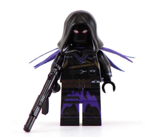 RAVEN Custom Printed & Inspired Lego Fortnite Minifigure | Atlanta Brick Co