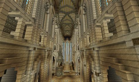 150 Blocks high Gothic Minecraft Cathedral Minecraft Map