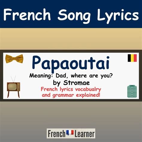 Papaoutai - song by Stromae - lyrics and translation