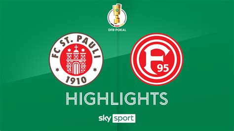 DFB-Pokal | FC St. Pauli - Fortuna Düsseldorf - die Highlights ...