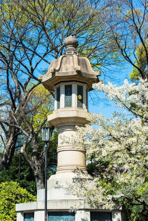 Lantern at at Yasukuni Shrine, Tokyo, Japan Stock Image - Image of asian, religion: 40678009