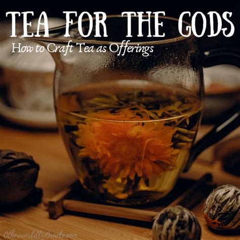 Gods and goddesses enjoy offerings of food, beverage, herbs, and more ...