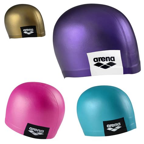 ARENA LOGO MOULDED Cap Swim Cap Swimming Cap 1 Size All Colours £8.99 - PicClick UK