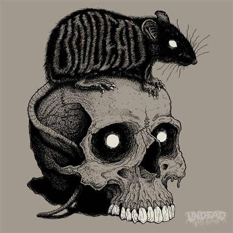 Rat & Skull - T-Shirt on Storenvy