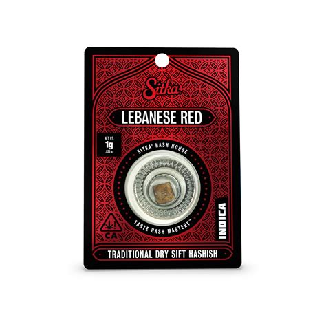 Lebanese Red Hashish Dry Sift - Sitka Hash House