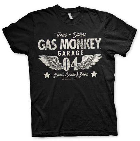 Gas Monkey Garage 04-WINGS t-Shirt - T-shirts - Dunken.se