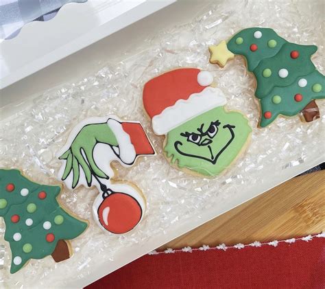 Grinch Christmas Cookies - Etsy