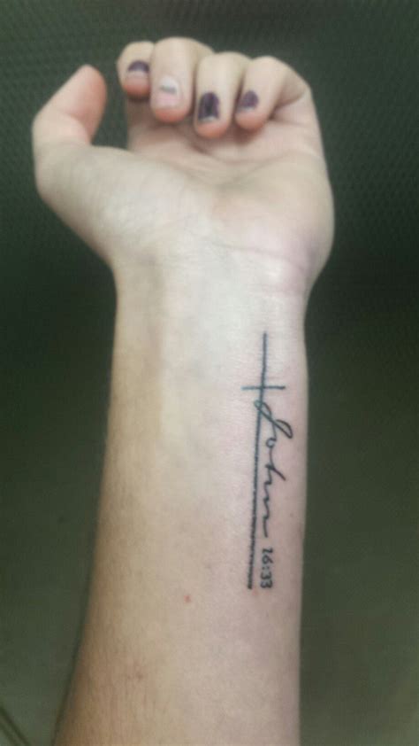 john 16 33 tattoo - danyellkvoeschen