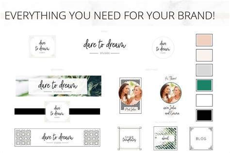 Canva Fresh Brand Kit Template By Lady Boss Studio | TheHungryJPEG