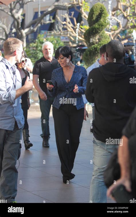 Kris Jenner and Alex Roldan at The Grove to appear on the program ...