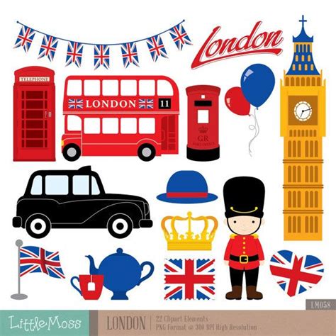 London Clipart British Clipart England Clipart - Etsy | Clip art ...