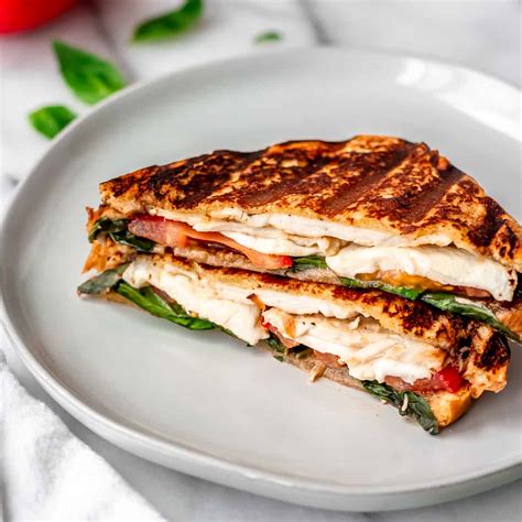 Chicken Caprese Panini - Delicious Little Bites