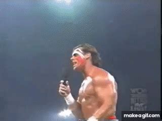 WCW Nitro - Sting walks out on Nitro on Make a GIF